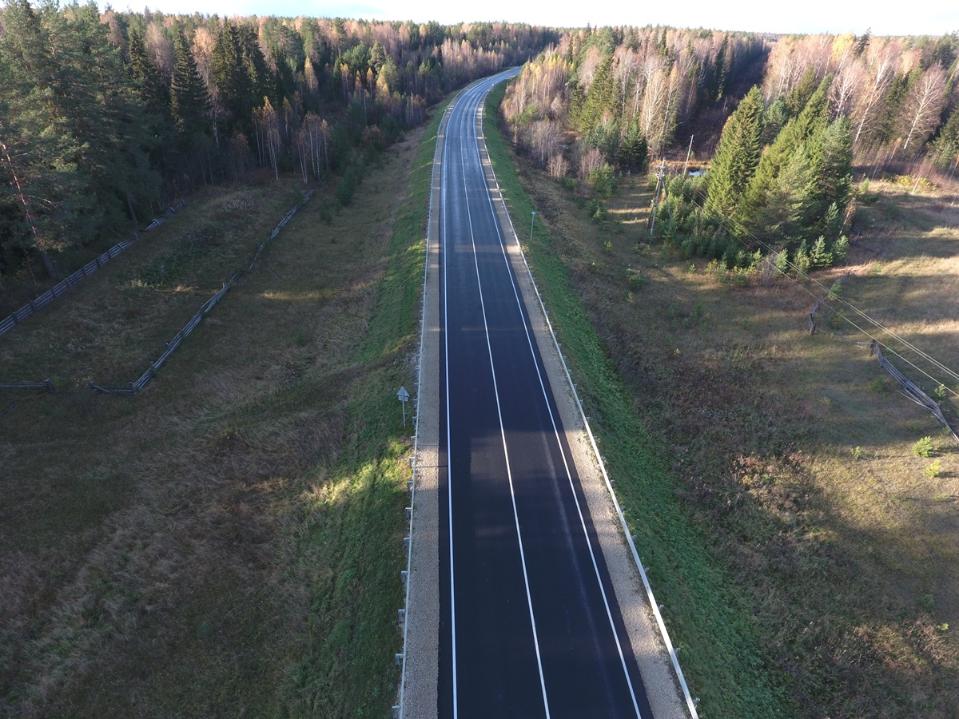 Благоустройство автомобильной дороги